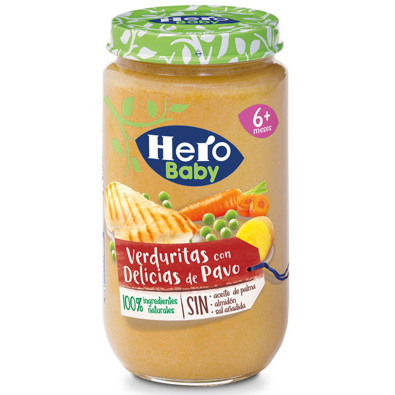 BABY HERO PAVO CON VERDURAS 250 GR