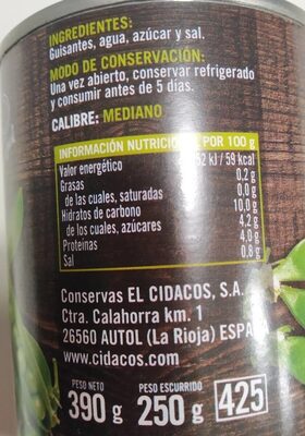 ELAGON GUISANTES 1/2 KG
