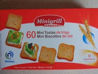 DIATOSTA MINI BISCOTES 120 GR