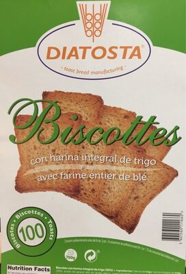 DIATOSTA PAN TOSTADO INTEGRAL 100 R