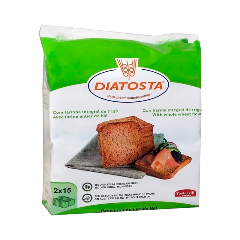 DIATOSTA PAN TOSTADO INTEGRAL 30 UND