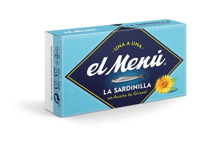 [SARDINILLAS0006] MENU SARDINILLAS EN ACEITE VEGETAL 90 GR F.A.