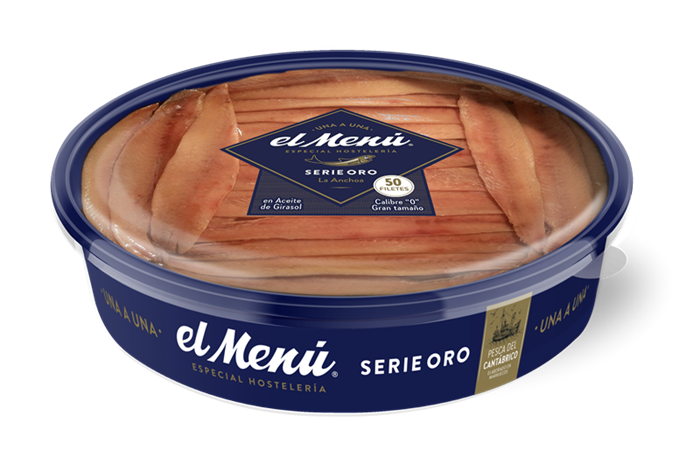 EL MENU ANCHOAS SERIE ORO TARRINA 50 FILETES