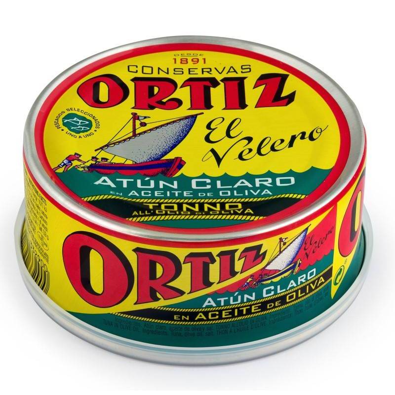 ORTIZ ATUN CLARO ACEITE DE OLIVA 250 GR