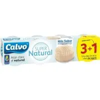 [ATUN0052] CALVO ATUN NATURAL ATUN PACK 3 +1