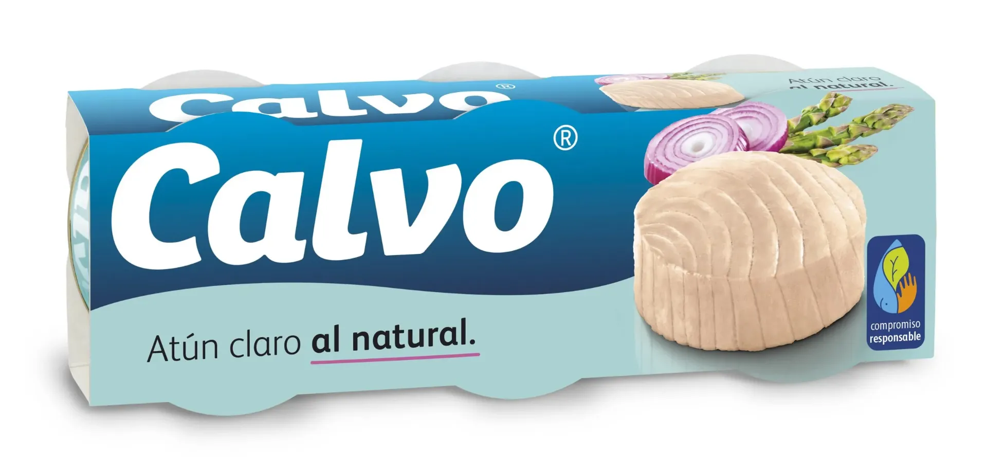 CALVO ATUN NATURAL 80 GR PACK 3