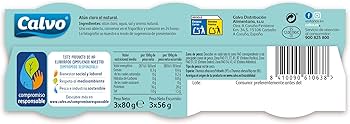 [ATUN0076] CALVO ATUN NATURAL 80 GR PACK 3