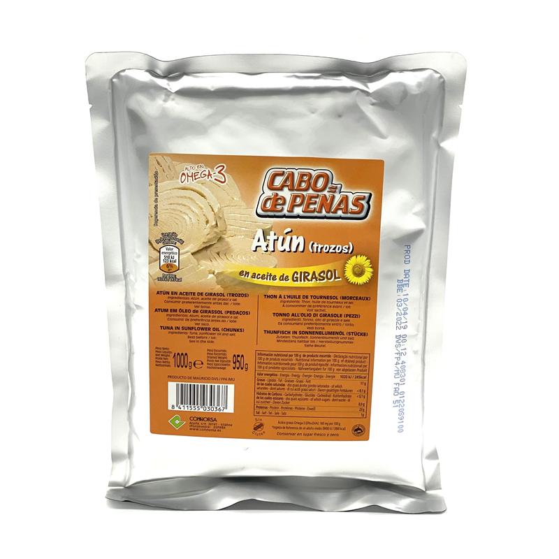 [ATUN0085] CABO DE PEÑAS ATUN BOLSA 1 KG