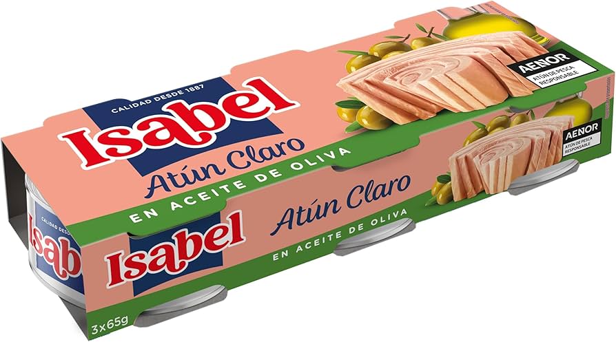 ISABEL ATUN CLARO OLEICO 80 GR PACK 3+1