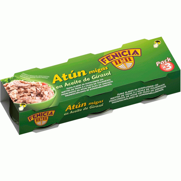 [ATUN0100] FENICIA ATUN ACEITE  RO-80 PACK 3