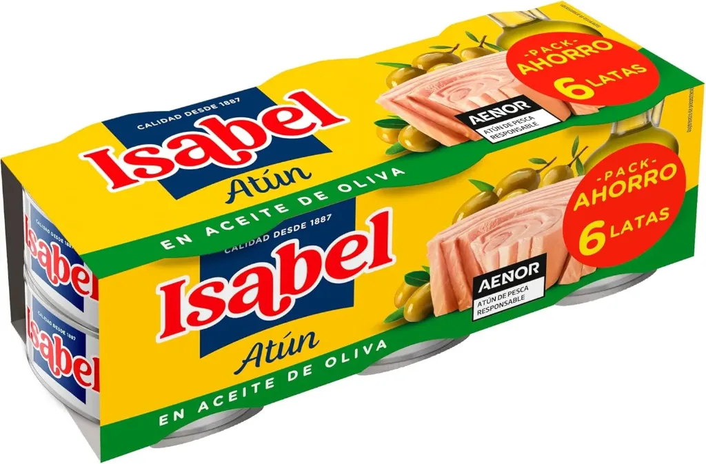 ISABEL ATUN ACEITE VEGETAL RO-80 PACK 4 +2
