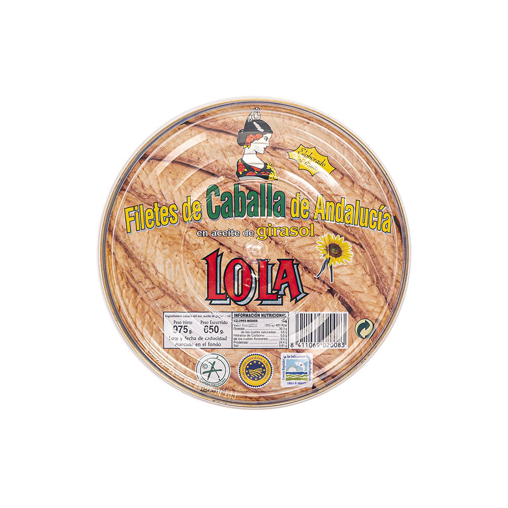 [CABALLA0001] LOLA CABALLA EN ACEITE RO-1000 GR