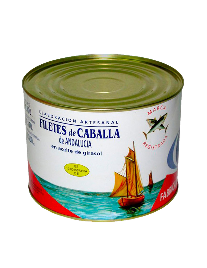 TARIFEÑA CABALLA EN ACEITE 1,8 KG