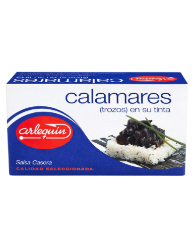 [CALAMARES0011] ARLEQUIN CALAMARES EN SU TINTA 120 GR