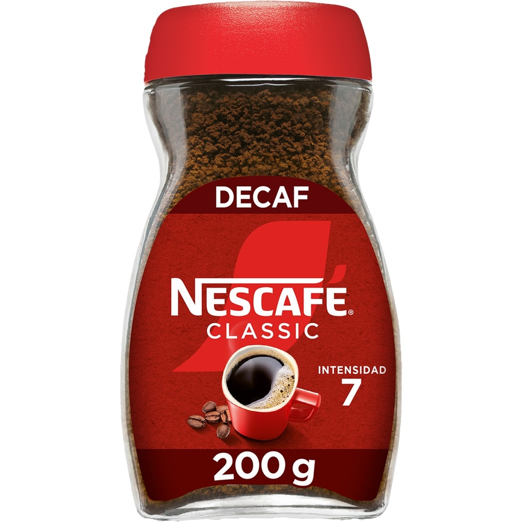 NESCAFE DESCAFEINADO SOLUBLE 200 GR