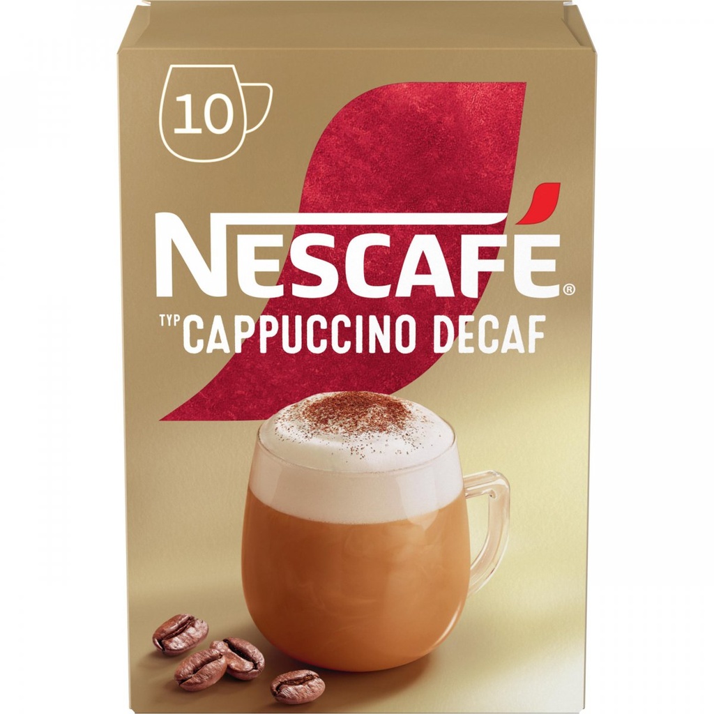 [CAFE0009] NESCAFE CAPPUCCINO DESCAFEINADO 10 U