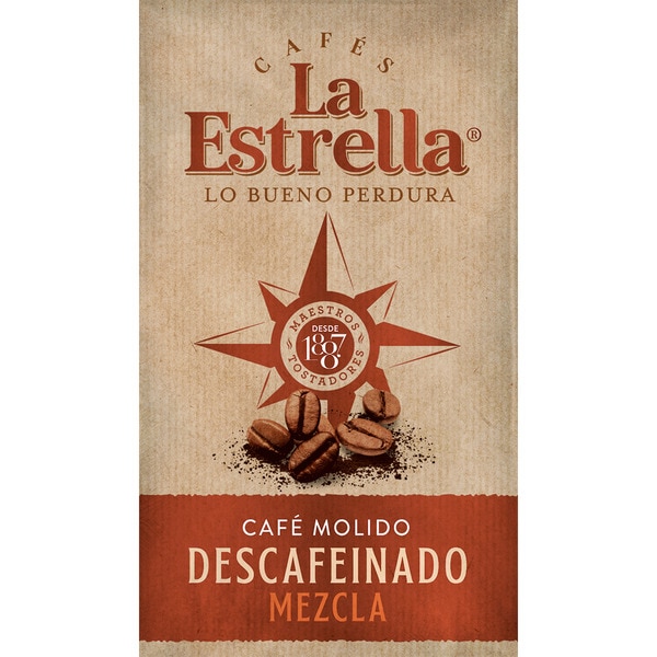 ESTRELLA CAFE DESCAFEINADO MOLIDO 250 GR