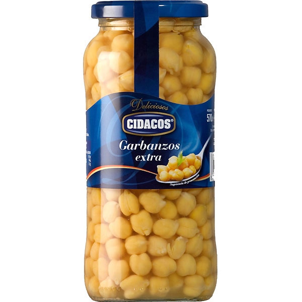 CIDACOS GARBANZOS TARRO 1 KG