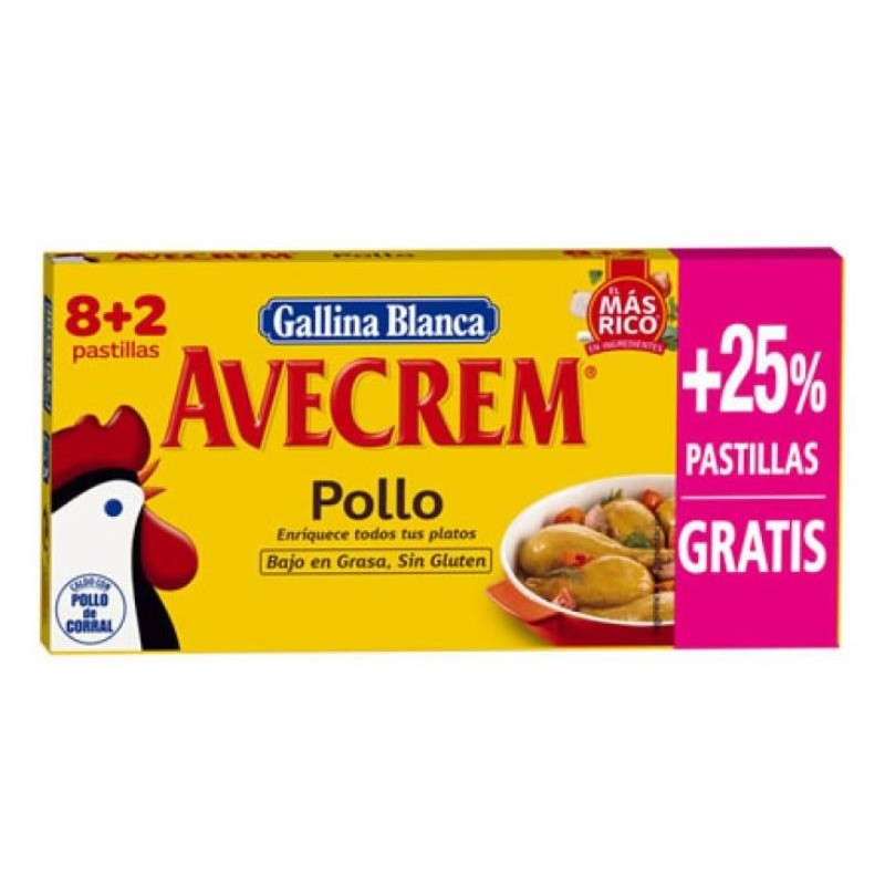 [AVECREN0001] AVECREM PASTILLAS DE POLLO 8+2 U.