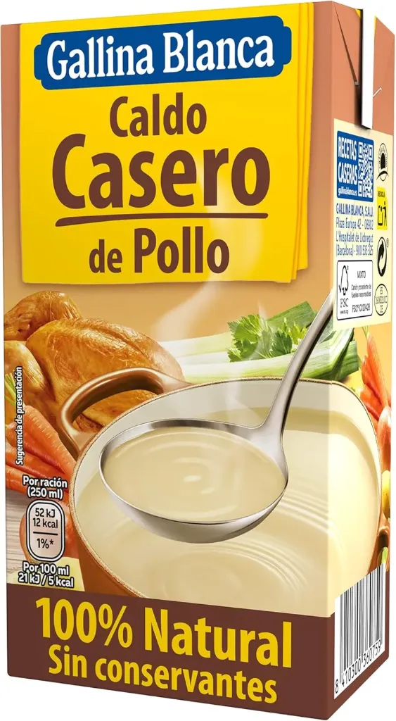 [CALDO0001] GALLINA BLANCA CALDO DE POLLO 1 L.