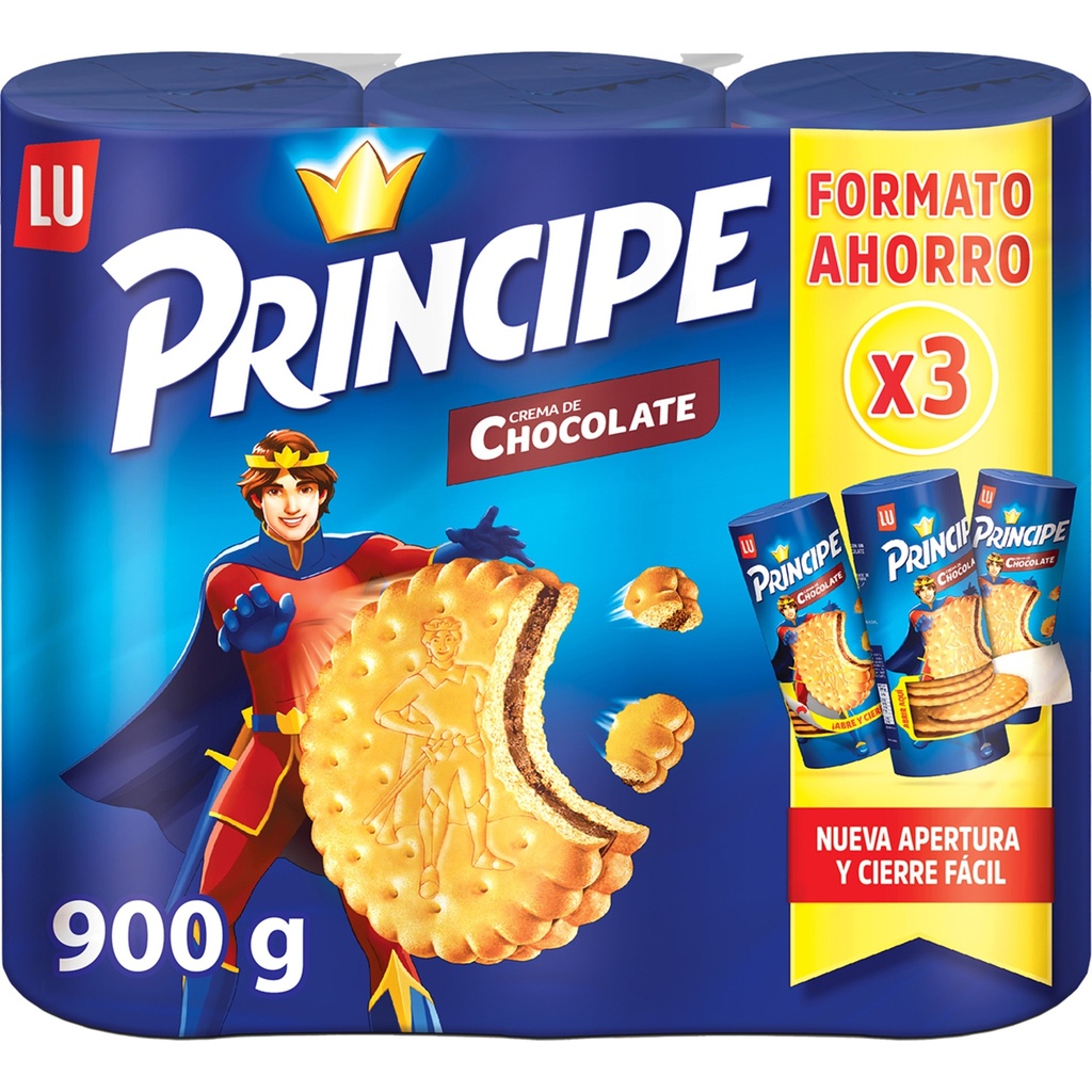 [GALLETA0049] PRINCIPE DE LU GALLETAS 300GR PACK 3