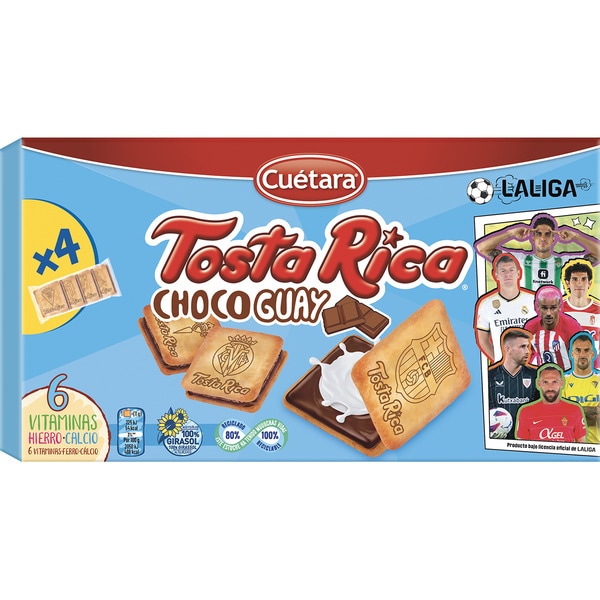[GALLETA0059] CUETARA TOSTA RICA CHOCO GUAY
