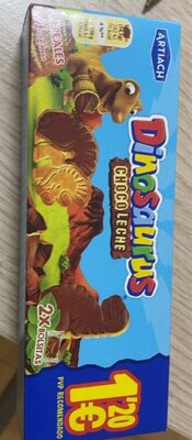 [GALLETA0089] DINOSAURUS GALLETAS CHOCOLECHE 85 GR
