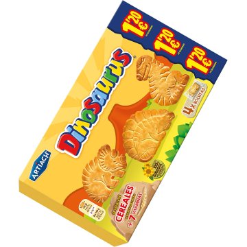 DINOSAURUS GALLETA CEREALES  124 GR