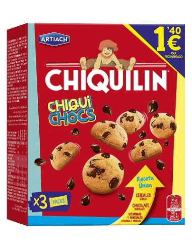 [GALLETA0100] CHIQUILIN CHIQUI CHOCS 105 GR