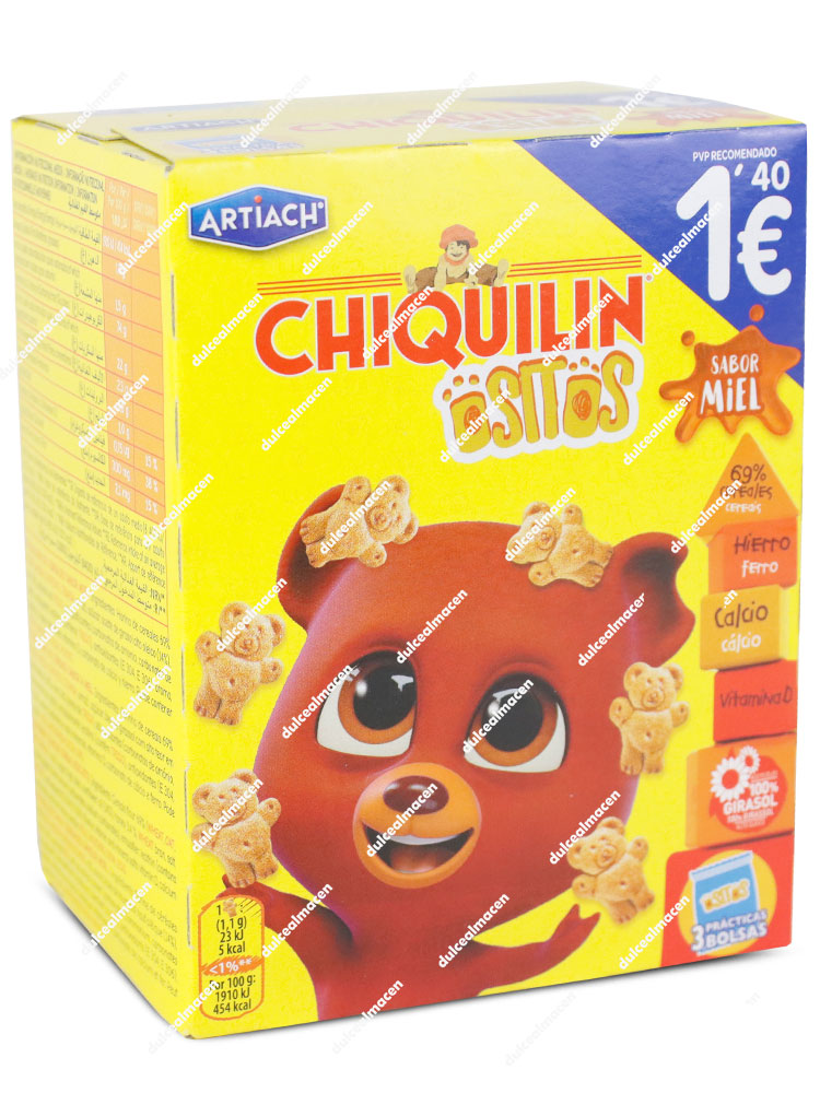 CHIQUILIN OSITOS MIEL 120 GR