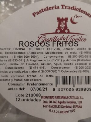[DULCES0002] CASTILLO ROSCOS FRITOS 300 GR