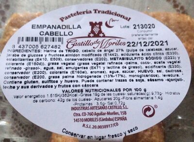 [DULCES0025] CASTILLO DE MORILES EMPANADILLAS