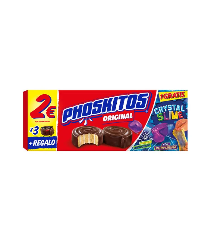 [DULCES0048] PHOSKITOS 3 UND + REGALO 118 GR