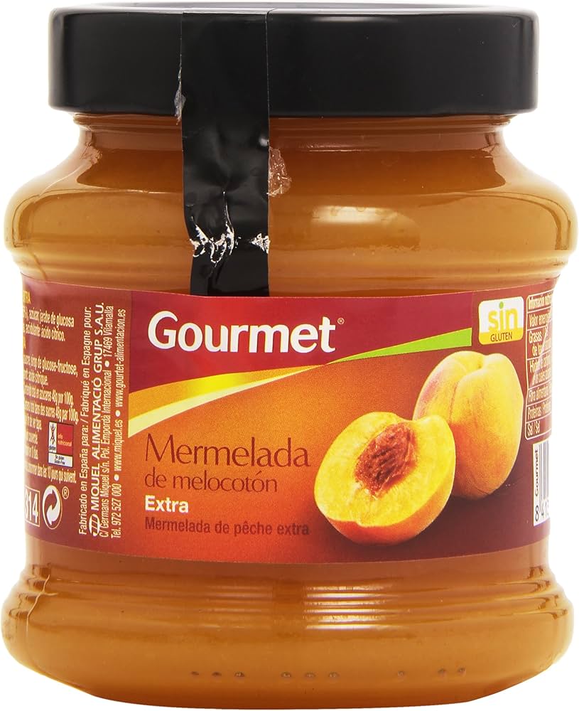 GOURMET MERMELADA MELOCOTÓN 330 GR