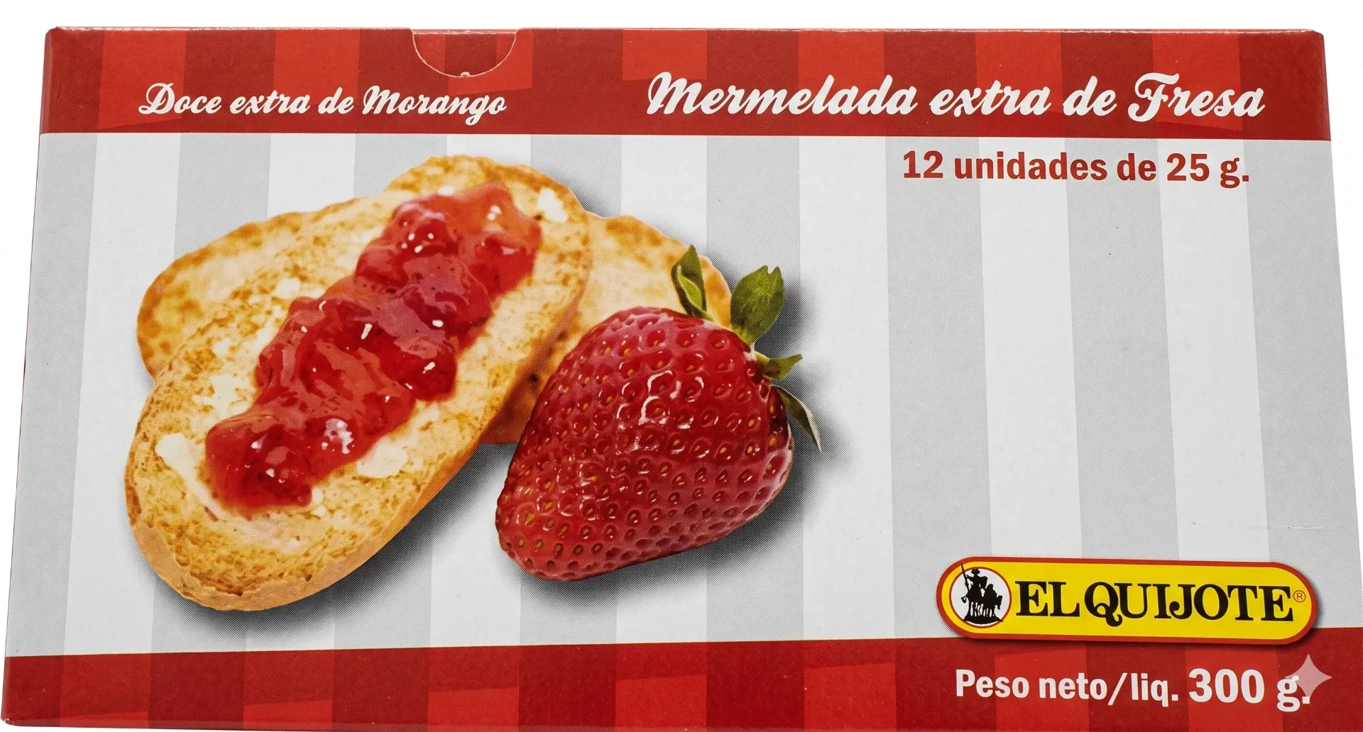 [MERMELADA0023] QUIJOTE MERMELADA FRESA 12 UND 300 GR