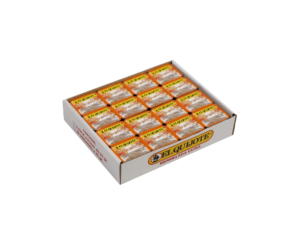 QUIJOTE MERMELADA MELOCOTON PACK 12 300 gr