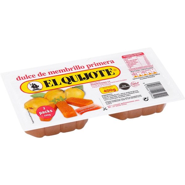 QUIJOTE MEMBRILLO 2x200 GR