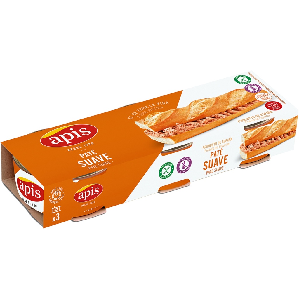 APIS FOIEGRAS 115 GR PACK 3