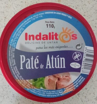 INDALITOS PATE ATUN 110 GR