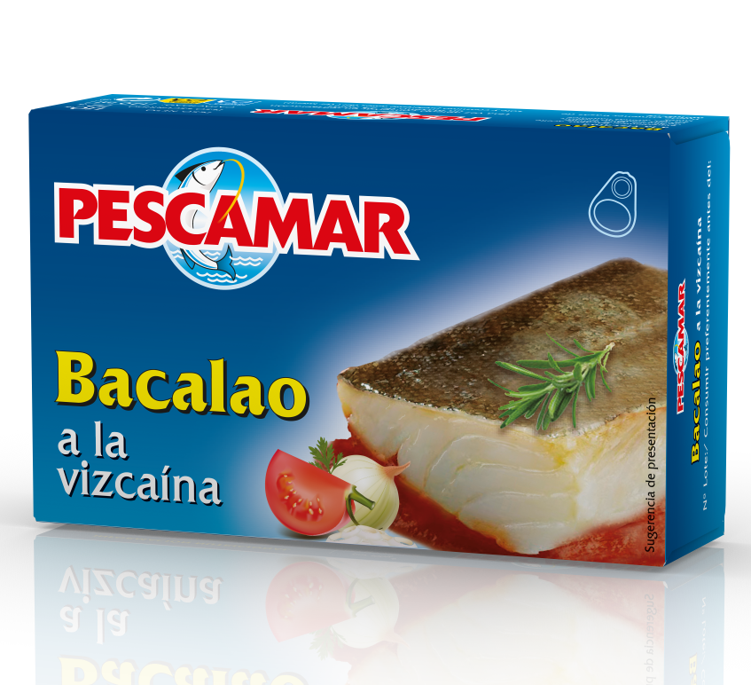 [BACALAO0001] PESCAMAR BACALAO A LA VIZCAINA 125 GR