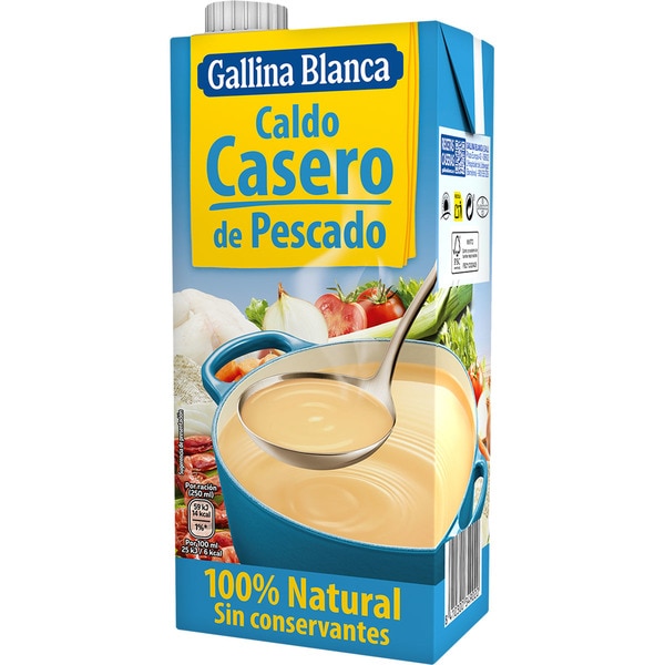 [CALDO0009] GALLINA BLANCA CALDO PESCADO 1 L