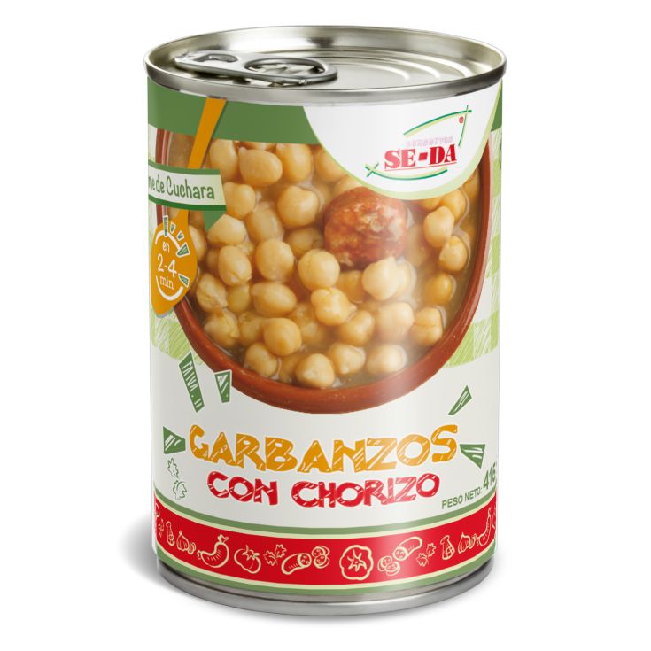 SE-DA GARBANZOS CON CHORIZO 415 GR