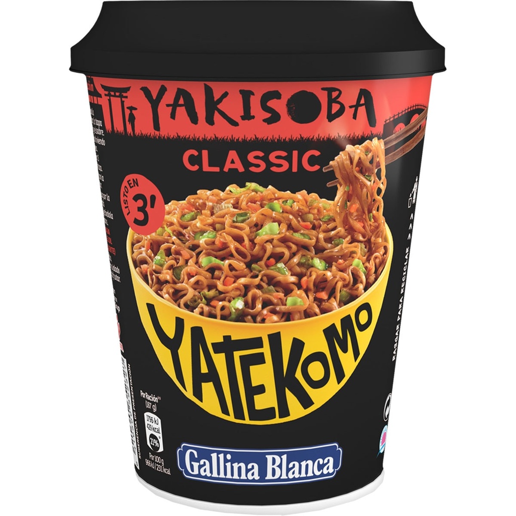 YATEKOMO YAKISOBA CLASSIC 93 GR