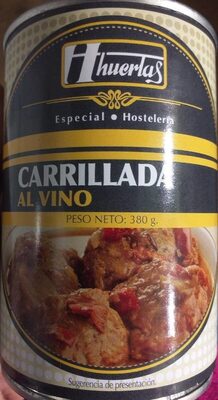 [PLATOSPREP0022] HUERTAS CARRILLADA AL VINO 500 GR