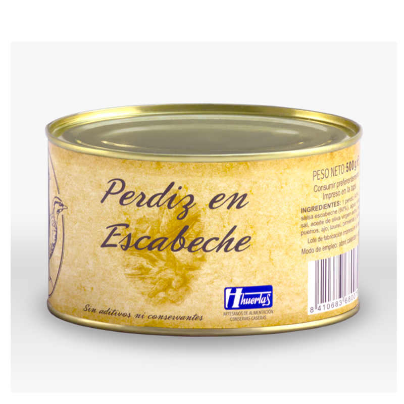 HUERTAS PERDIZ ESCABECHE 500 GR