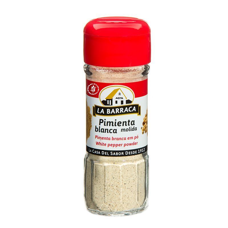 [PIMIENTA0006] BARRACA PIMIENTA BLANCA MOLIDA 25 GR