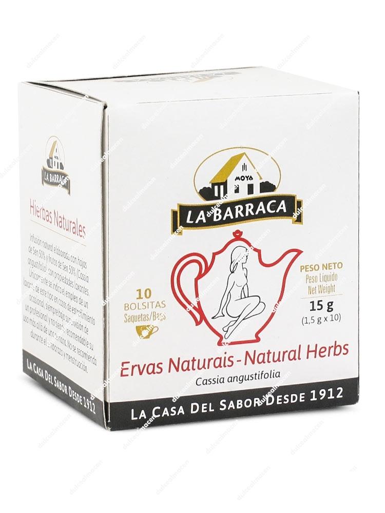 [TE0006] BARRACA TE HIERBAS NATURALES10 UND.