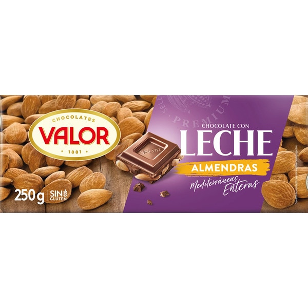 [CHOCOLATE0013] VALOR CHOCOLATE CON LECHE Y ALMENDRA