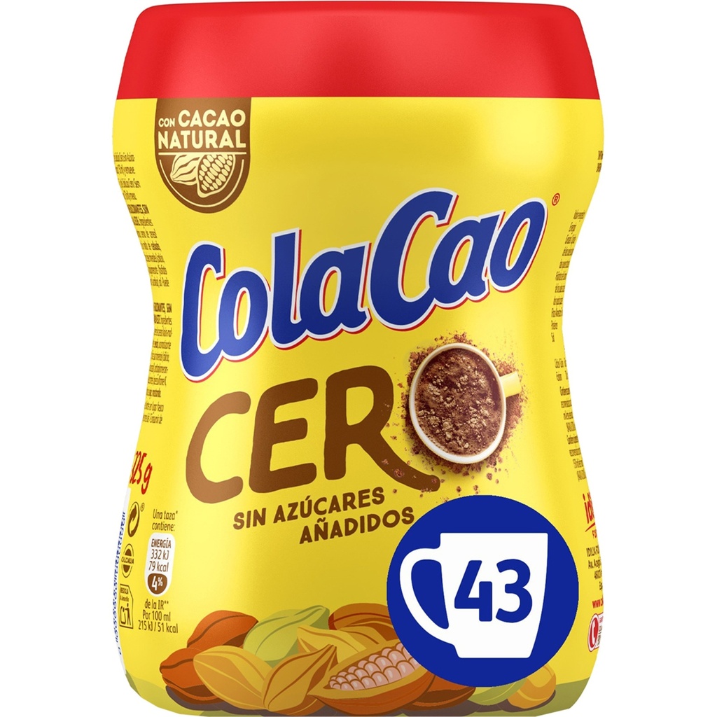 [CACAO0014] COLA CAO 0% 300 GR