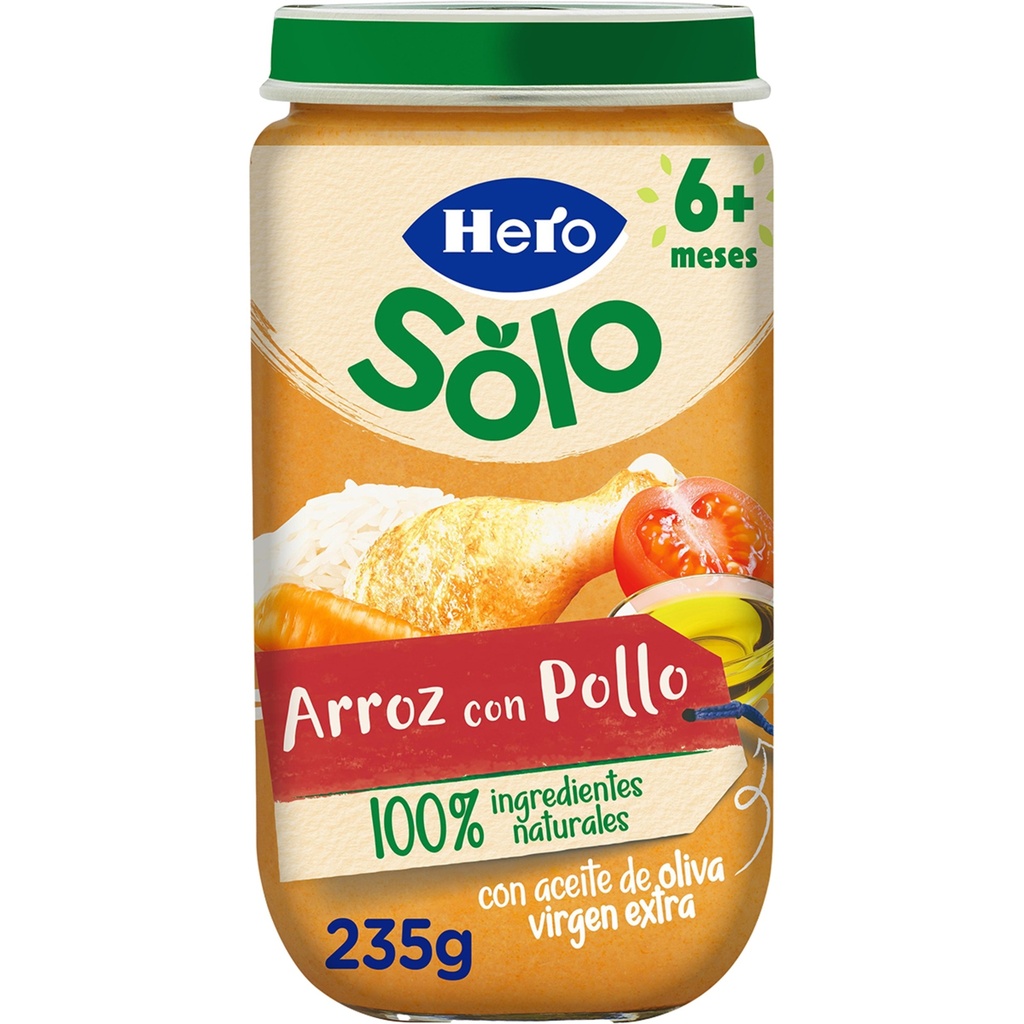 BABY HERO POLLO CON ARROZ 250 GR